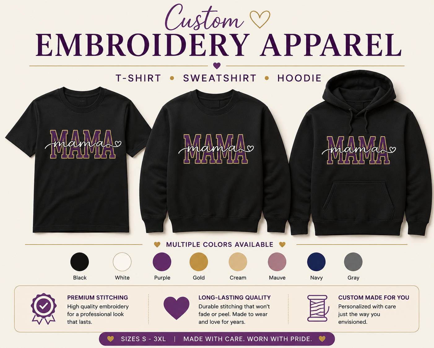Custom Embroidery Apparel