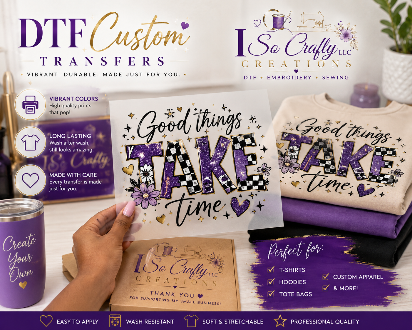 Custom DTF Transfers