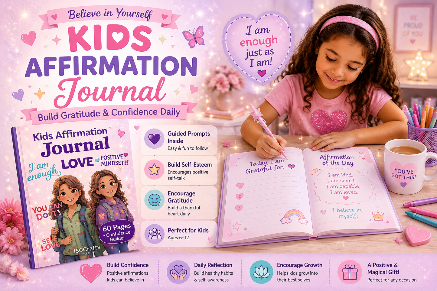 Kids Affirmation Journal